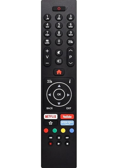 Regal Seg Uyumlu Turn Led Tv Kumandası - Netflix, Youtube, Primevideo Tuşlu Uzaktan Kumandalar