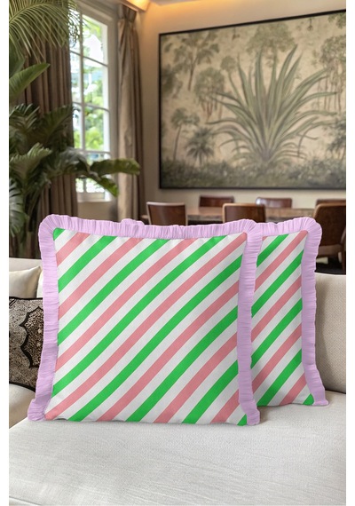 Çizgili Pastel Renk Modern Saçaklı Yastık Kılıfı-geometrik Yeşil Pembe Krem Püsküllü Kırlent Kılıfı Derin Atlas Ritüel Çizgili Pastel Renk Modern Saçaklı Yastık Kılıfı-geometrik Yeşil Pembe Krem Püsküllü Kırlent Kılıfı Derin Atlas Ritüel