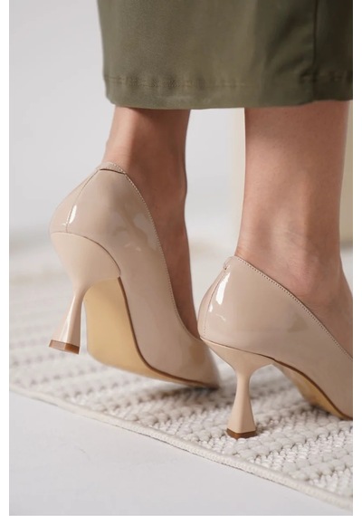 Trendella Nude Rugan Kadın Stiletto Tr18ms01b Siyah