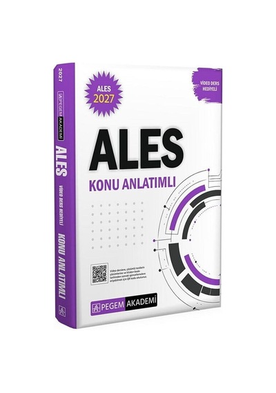 Pegem 2027 Ales Konu Anlatımlı Pegem Yayınları