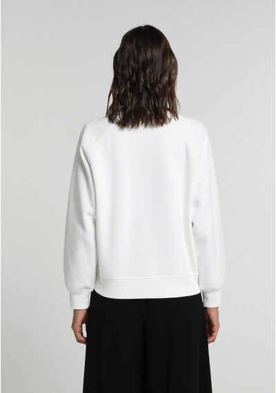 Colin's Colins Regular Fit Yuvarlak Yaka Düz Kadın Beyaz Sweatshirt Cl1081497 Q1.v2 Ofw