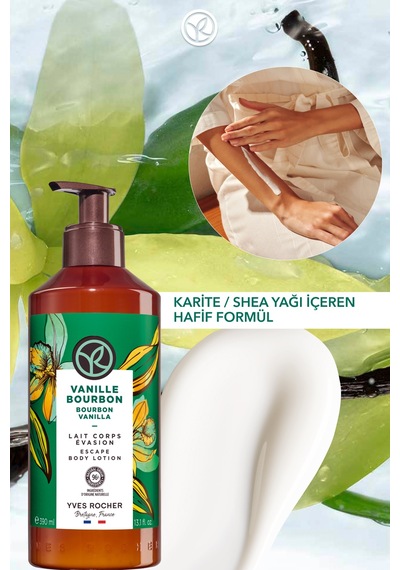 Yves Rocher 2'li Vanilya Vücut Losyon Seti-vücut Losyonu 390 Ml X 2