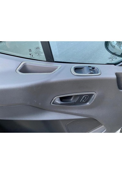 Ford Transit 2020 Carbon Konsol Kaplama