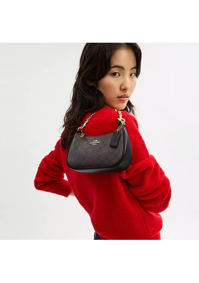 Coach Teri Mini Crossbody Kadın Çanta Acı Kahverengi