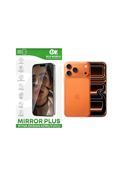 Apple Uyumlu   iPhone 17 Pro Max İle Esnek Ayna Mirror 9h Nano Ekran Koruyucu