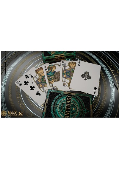 Npcc Noir Arts Royal Sanctuary Emerald Premium Oyun Kağıdı Koleksiyonluk İskambil Kartları