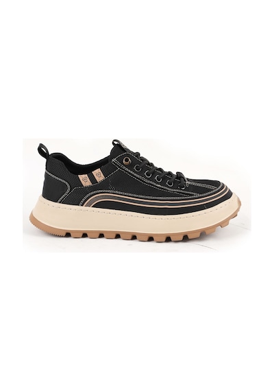 Guja Kadın Sneaker Kalın Taban Tırtıklı Tabanlı Fileli Rahat Yürüyüş Günlük Spor Ayakkabı L011.342 Siyah Guja Kadın Sneaker Kalın Taban Tırtıklı Tabanlı Fileli Rahat Yürüyüş Günlük Spor Ayakkabı L011.342 Siyah
