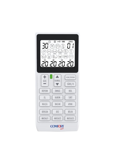 Comfort Plus M101A-WH2 4 Kanallı 8 Pedli 60 Prog Şarjlı Dijital Ems Cihazı