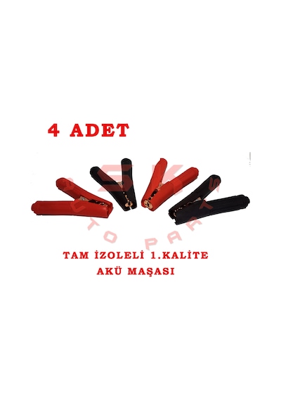 Skauto Akü Pensesi Maşası Tam İzoleli 4 'Lü 1 Set