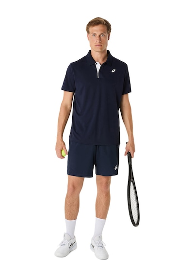 Asics Court Polo Erkek Lacivert Kısa Kollu Tshirt 2041a340-400 Lacıvert
