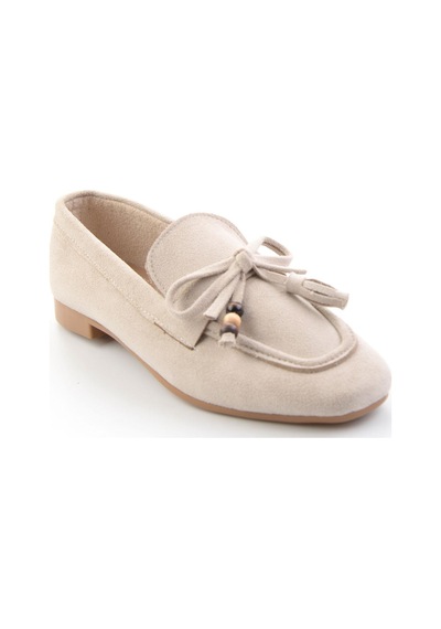 Bambi Bej Kadın Loafer Ayakkabı K01688012672 Bej
