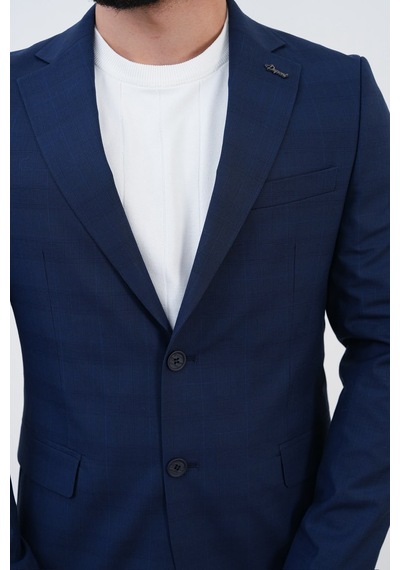 Dupont Classics Dupont Slim Fit Mono Yaka 6 Drop Çift Yırtmaç Keten Erkek Blazer Ceket - Nefes Alabilir Hafif Ceket Lacivert Dupont Classics Dupont Slim Fit Mono Yaka 6 Drop Çift Yırtmaç Keten Erkek Blazer Ceket - Nefes Alabilir Hafif Ceket Lacivert