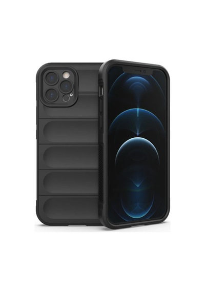 Apple İphone 12 Pro Kılıf Optimum Silikon - Siyah Diğer