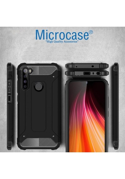 Microcase Redmi Note 8 King Serisi Armor Kilif + Cam (Seç) 385815414