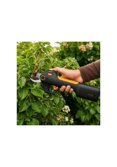 Fiskars Akülü Budama Makası Bypass M Batarya Dahil 1082297