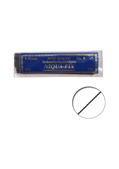 Kıl Testere No. 3 Alman NIQUA FIX
