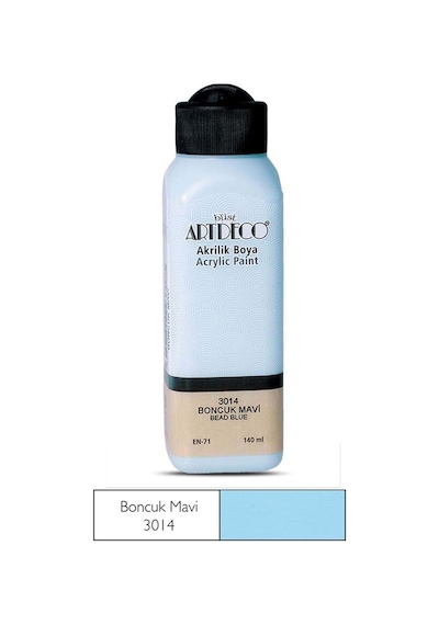 Artdeco Akrilik Boya 140 Ml Boncuk Mavi 4 Adet Diğer