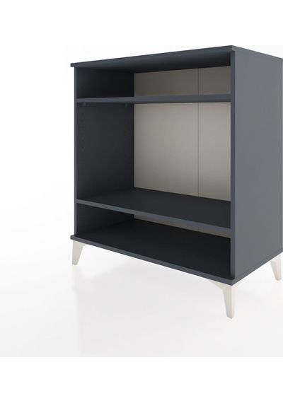 Hyperion Şifonyer 2 Raflı 88x44x96 Antrasit-antrasit Antrasit