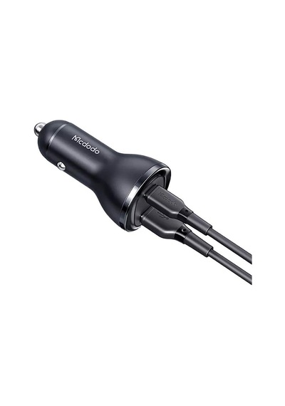 Mcdodo Cc-5670 95w 1xtype-c 1xusb Girişli Dijital Göstergeli Araç Çakmak Şarjı - Siyah