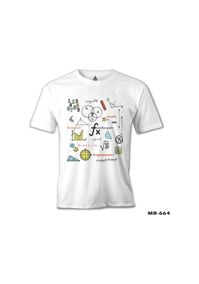 Matematik - İntegral Beyaz Erkek Tshirt