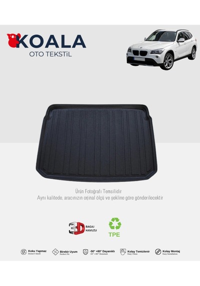 Bmw X1 E84 2010-2015 3d Bagaj Havuzu