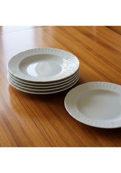 Güral Sembol 6 Parça 19 Cm Çukur Yemek Tabağı 5303590