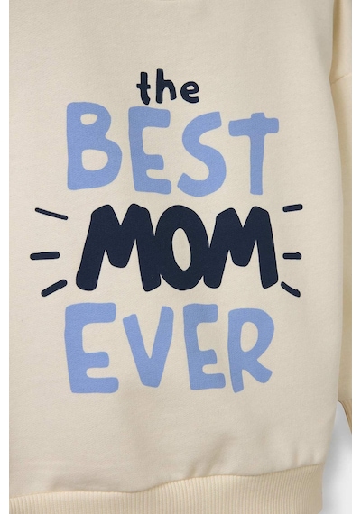 Defacto Erkek Bebek Bisiklet Yaka Baskılı İçi Yumuşak Tüylü 2li Sweatshirt G4283a525wner118 Ekru-er118