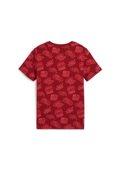 Puma 68187513 Ess+ Mıd 90s Aop Tee Intense Red Çocuk T-shırt 11 - 12 Yaş Kırmızı