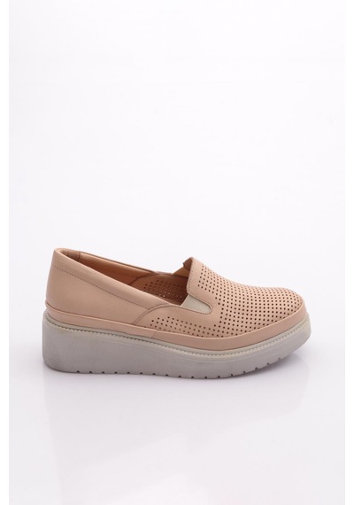 Dgn 3536 Kadin Lazerli Kalin Taban Comfort Ayakkabi Buz