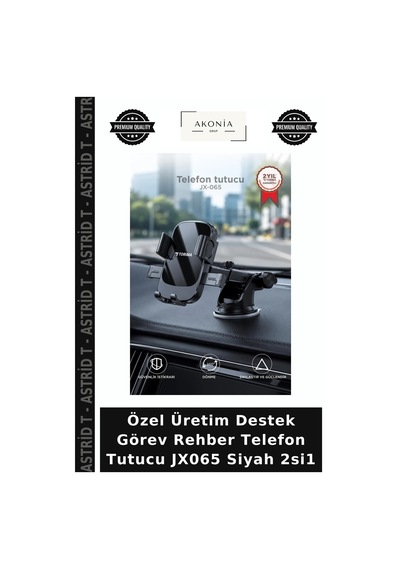 Özel Üretim Destek Görev Rehber Telefon Tutucu Jx065 Siyah 2si1
