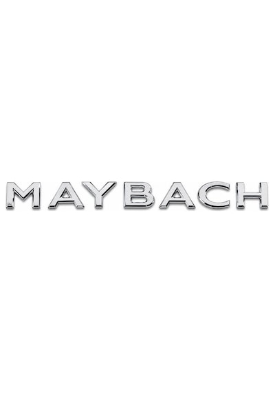Mercedes-benz Maybach Bagaj Krom Abs Yazı Logo Amblemi 190mm X 20mm