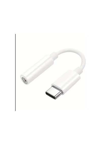 Galaxy A22 Uyumlu Type-c To 3.5 Mm Jack Kulaklık Çevirici Aux Dönüştürücü Adaptör