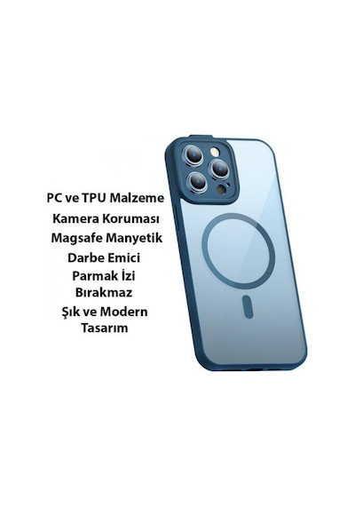 Baseus Apple Uyumlu iPhone 14 Pro Kamera Korumali Magsafe Kilif Ve Ful Kaplama 566135202