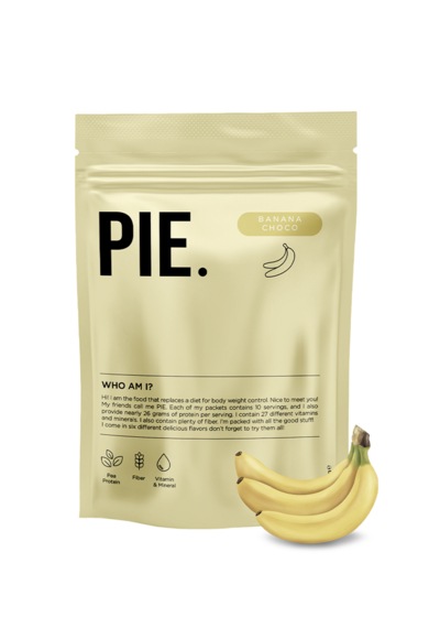 Pıe. Proteinli Öğün Tozu /muz Aromalı /vücut Ağırlığı Kontrolü İçin Diyetin Yerini Alan Gıda /600gram/10 Öğün Muz