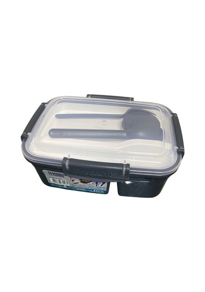 Smart 6 Parça 840 Ml 2 Bölmeli Contalı Lunch Box 5232 Çok Renkli