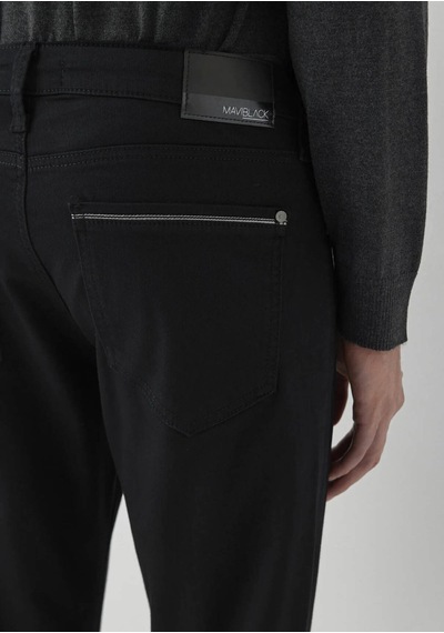Mavi Hunter, Regular Straight Siyah Erkek Jean Pantolon 00202a4017