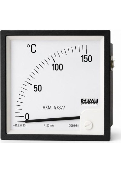 Cewe Cq Analog Panel Ampermetre 20 Ma Dc 96 96 Mm Endüstriyel Ölçüm Cihazı