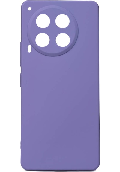 Zore Tecno Camon 30 Kılıf Biye Silikon - Siyah Siyah