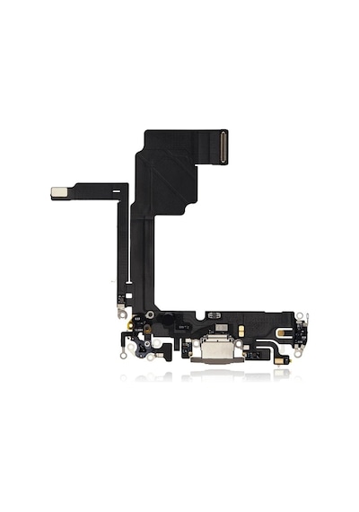 Apple Uyumlu iPhone 15 Pro Şarj Soketli Mikrofon Filmi Flex Belirtilen