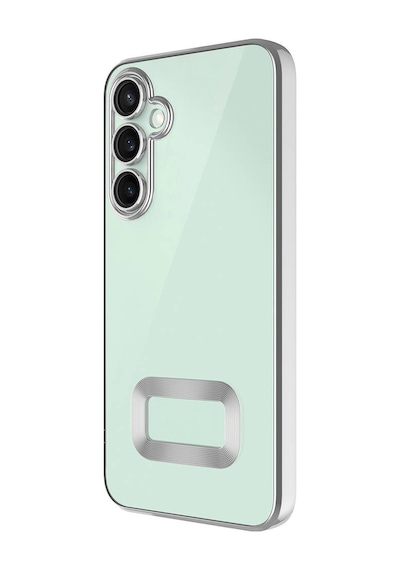 Galaxy Uyumlu A55 Kılıf Kamera Korumalı Logo Gösteren Klfs Omega Kapak - Rose Gold Rose Gold