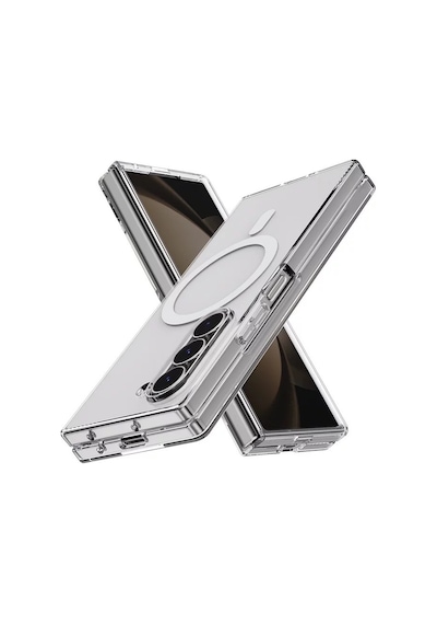 Nihcase Samsung Uyumlu Galaxy Z Fold 6 Kılıf Porto Pc Sert Manyetik Şarj Özellikli Kapak
