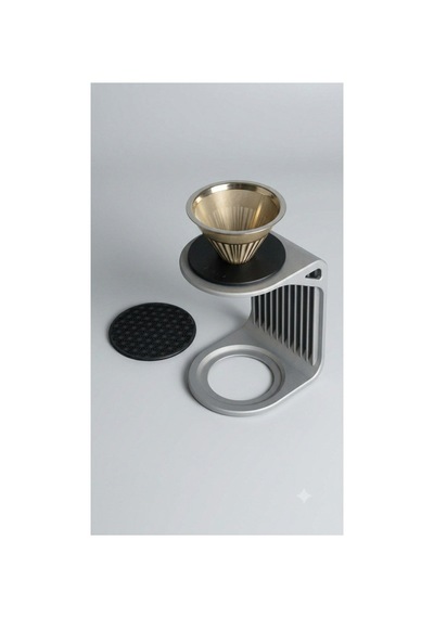 Modern Tasarım Organik Pla Kahve Demleme Standı Doğa Dostu Pour Over Stant Diğer