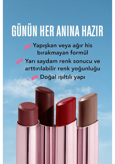 Flormar Sheer Up Sweet Escape Yarı Transparan & Parlak Bitişli Nemlendirici Ruj 028 Chocolate Pudding