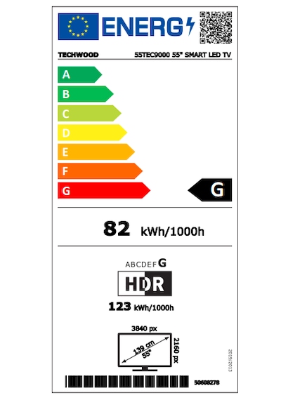 Techwood 55TEC9000 55" 4K Ultra HD Smart LED TV