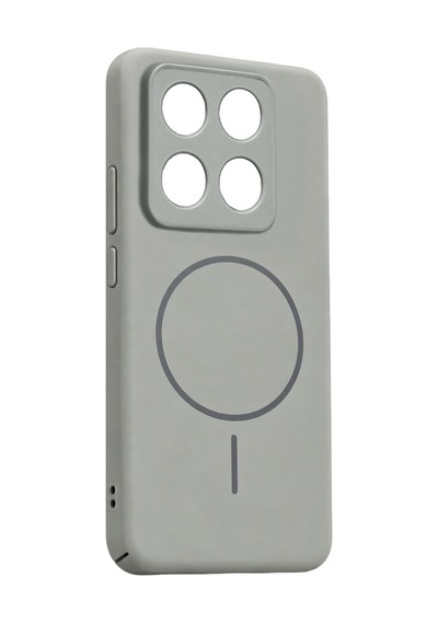 Xiaomi Mi 14t Pro Mika Pc Magsafe Kapak - Gri Çok Renkli