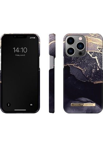 Fashion Case Apple Uyumlu iPhone 13 Pro Siyah