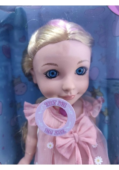 Elonna İngilizce Konuşan Ve Şarkı Söyleyen Oyuncak Bebek 30 Cm Y