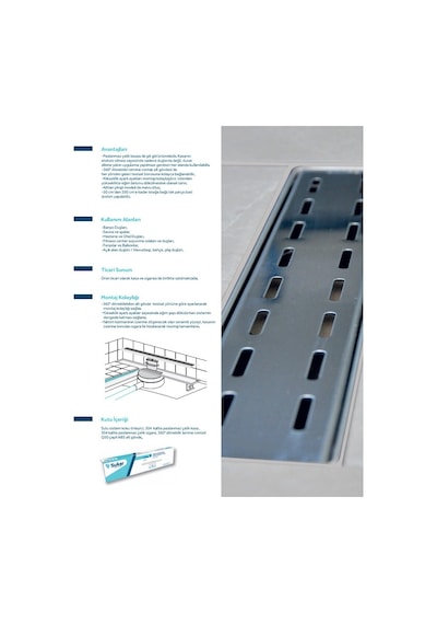 Sukar Line 4E 50 Cm Slot Izgara 1154-1065050-01
