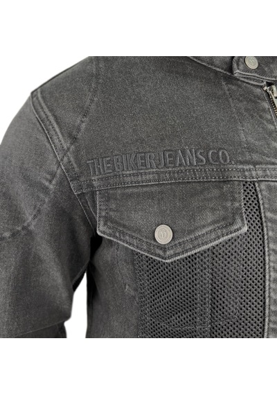 The Biker Jeans Grey Ice Korumalı File Motosiklet Kot Montu Erkek