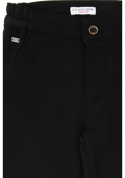 U.s. Polo Assn. Erkek Çocuk Siyah Pantolon Kanvas-chino 50317274-vr046 Siyah